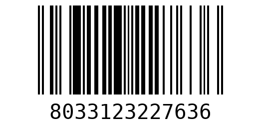 Штрихкод 8033123227636