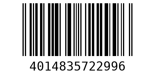 Штрихкод 4014835722996