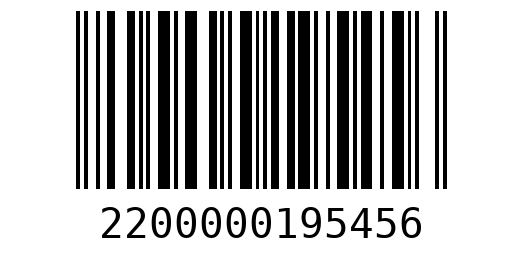 Штрихкод 2200000195456