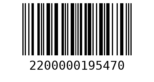 Штрихкод 2200000195470