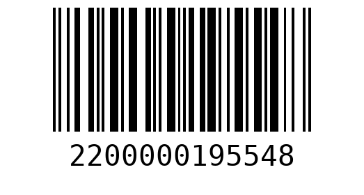 Штрихкод 2200000195548