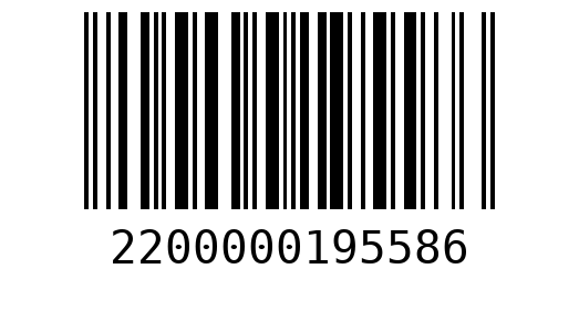 Штрихкод 2200000195586