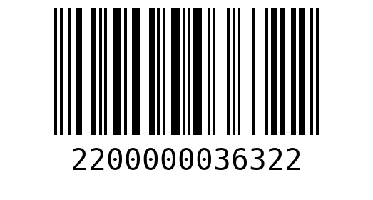 Штрихкод 2200000036322