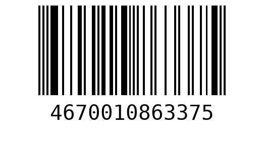 Штрихкод 4670010863375