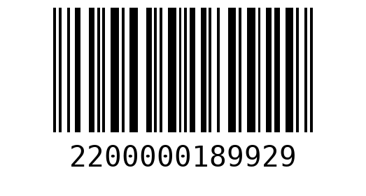Штрихкод 2200000189929