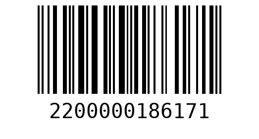 Штрихкод 2200000186171