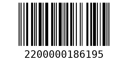 Штрихкод 2200000186195