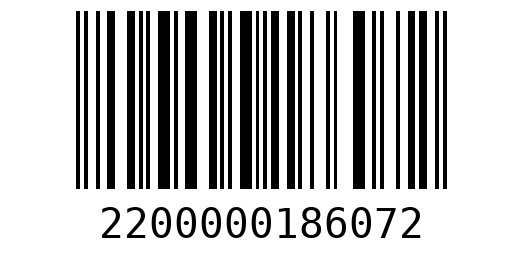 Штрихкод 2200000186072