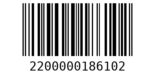Штрихкод 2200000186102