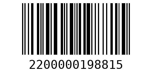 Штрихкод 2200000198815