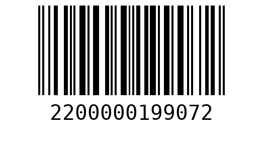 Штрихкод 2200000199072