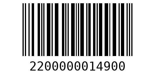 Штрихкод 2200000014900
