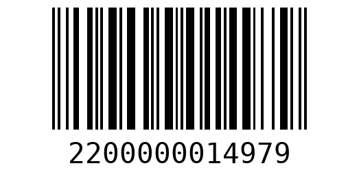 Штрихкод 2200000014979