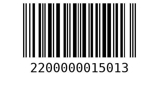 Штрихкод 2200000015013