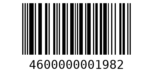 Штрихкод 4600000001982
