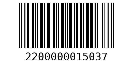 Штрихкод 2200000015037