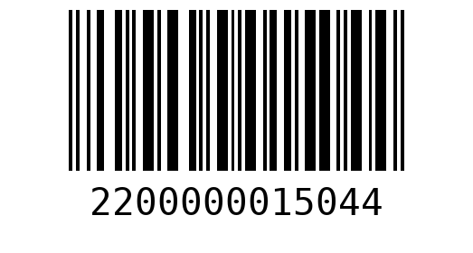 Штрихкод 2200000015044