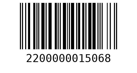 Штрихкод 2200000015068