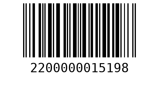 Штрихкод 2200000015198