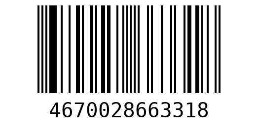 Штрихкод 4670028663318