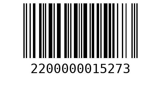 Штрихкод 2200000015273