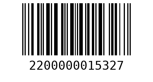 Штрихкод 2200000015327