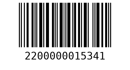 Штрихкод 2200000015341