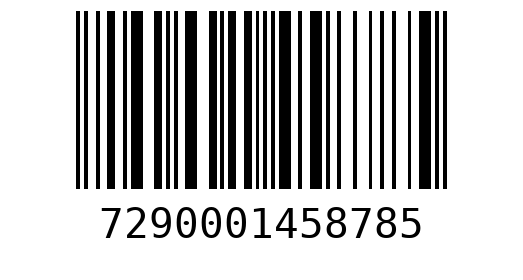 Штрихкод 7290001458785