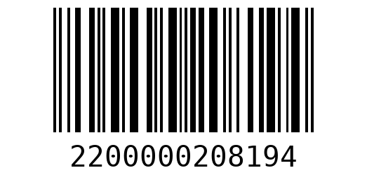 Штрихкод 2200000208194