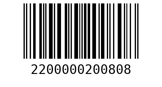 Штрихкод 2200000200808