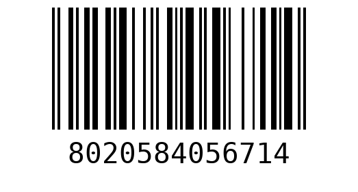 Штрихкод 8020584056714