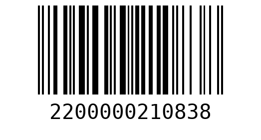 Штрихкод 2200000210838