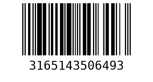 Штрихкод 3165143506493