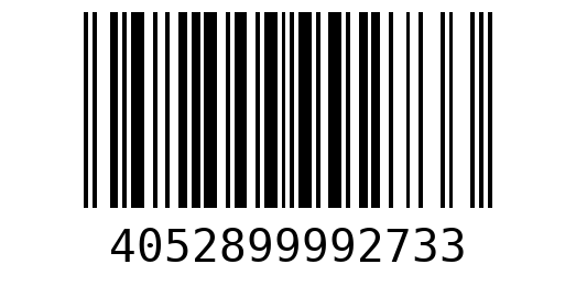 Штрихкод 4052899992733