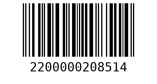Штрихкод 2200000208514