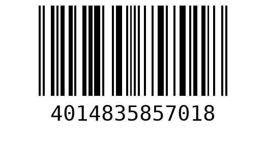 Штрихкод 4014835857018