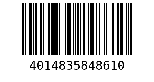 Штрихкод 4014835848610