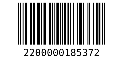 Штрихкод 2200000185372