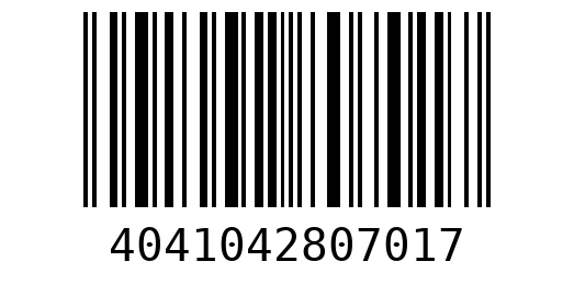 Штрихкод 4041042807017