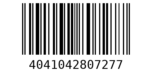 Штрихкод 4041042807277