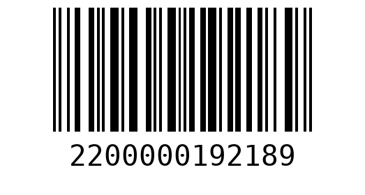 Штрихкод 2200000192189