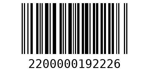 Штрихкод 2200000192226