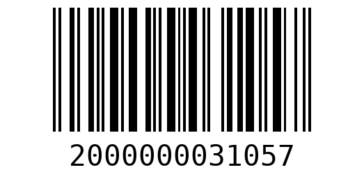 Штрихкод 2000000031057
