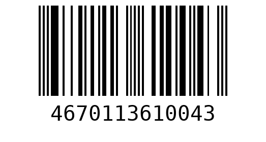 Штрихкод 4670113610043
