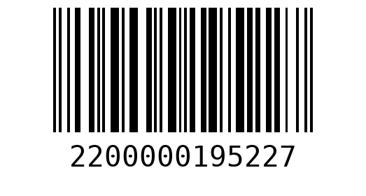 Штрихкод 2200000195227