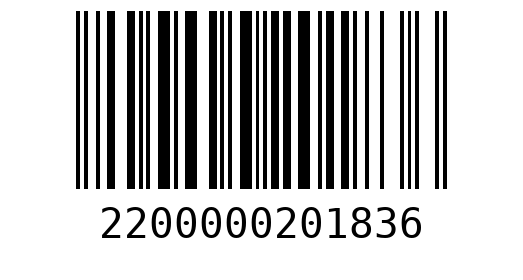 Штрихкод 2200000201836