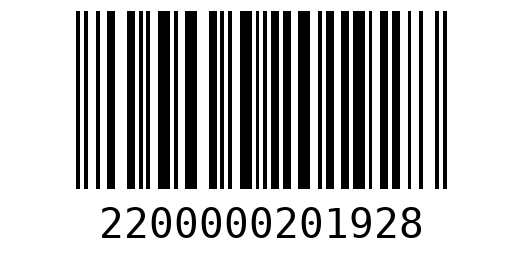 Штрихкод 2200000201928