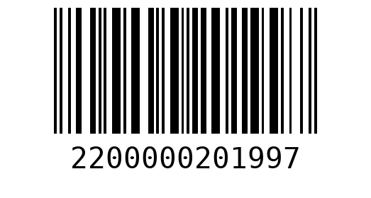 Штрихкод 2200000201997