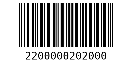 Штрихкод 2200000202000