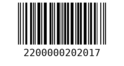 Штрихкод 2200000202017